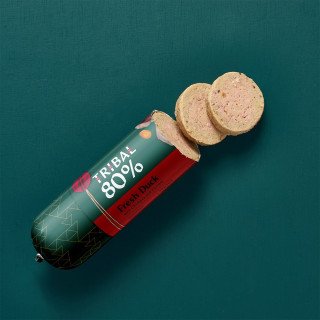 Šlapias maistas šunims su antiena | Tribal Gourmet Duck Sausage
