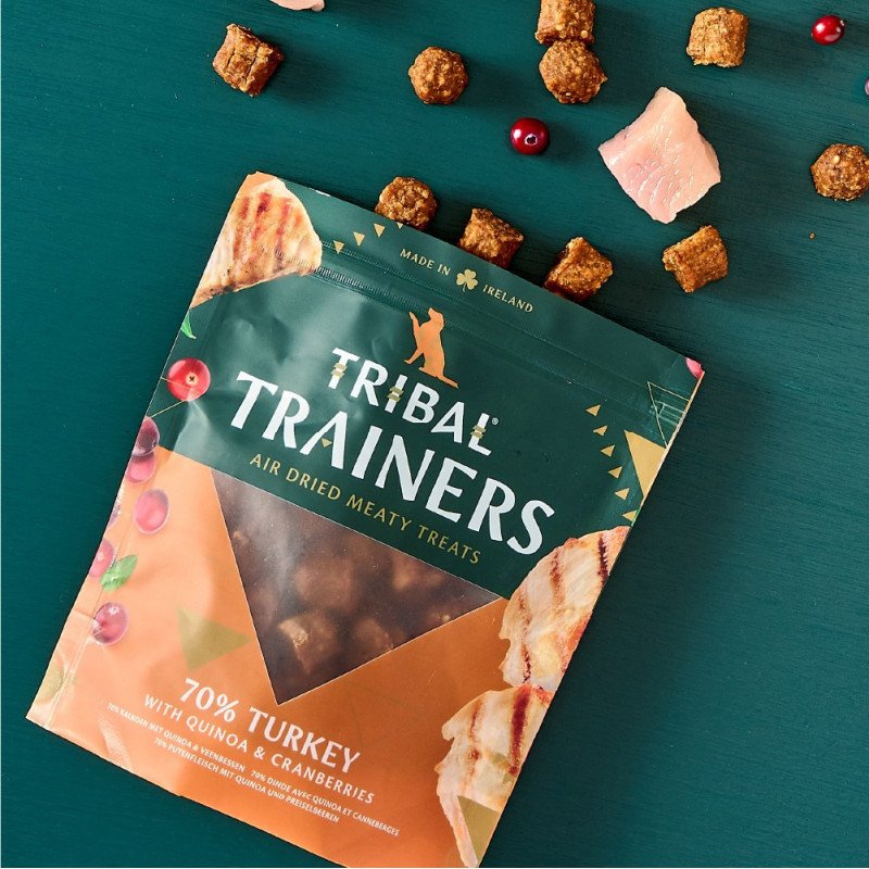 Kalakutienos ir spanguolių skanėstai dresūrai šunims – Tribal Trainers Turkey & Cranberry